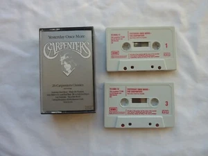 Carpenters Yesterday Once More UK double cassette tape 26 tracks fat box - Picture 1 of 3