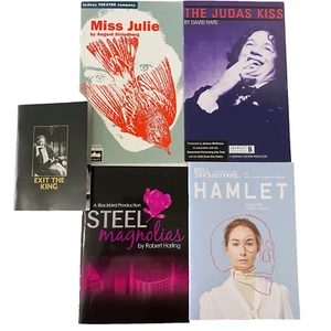 Paquete de programas de obras de teatro australianas - Hamlet, magnolias de acero, Miss Julie - Imagen 1 de 12
