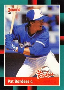 1988 Donruss The Rookies #12 Pat Borders Toronto Blue Jays - Picture 1 of 2