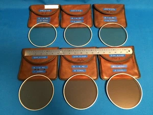 CORAL-FILTERS SET OF (6)138mm (5.5 " ROUND) 1/8,1/4, 1/2, 1, 2, 3 for ZEISS ARRI - Picture 1 of 12