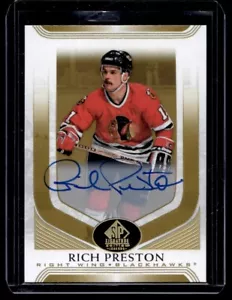 2020-21 SP SIGNATURE EDITION LEGENDS GOLD SPECTRUM FOIL AUTOGRAPHS RICH PRESTON - Picture 1 of 2