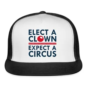 Elegir un payaso esperar un circo | Anti Trump | Divertido sombrero de camionero Election 2024 - Imagen 1 de 10