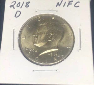 2018-D Kennedy mezzo dollaro Denver come nuovo USA 50c nuovo #260 - Foto 1 di 2