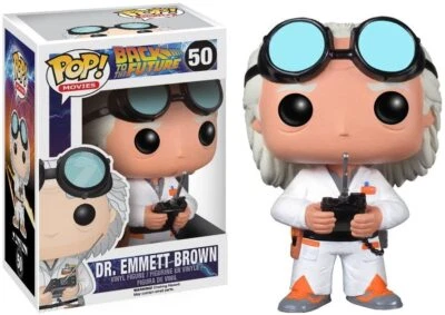 POP217 Figurine Vinyl FUNKO POP Back to the Future : Dr. Emmett Brown #50 - Photo 1/2