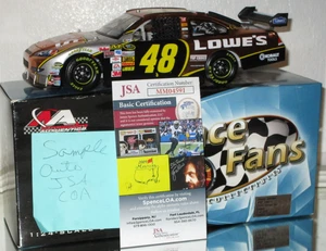 2008 SAMPLE Jimmie Johnson #48 LOWE'S COPPER RFO AUTOGRAPHED W/JSA COA SAMPLE - Picture 1 of 13