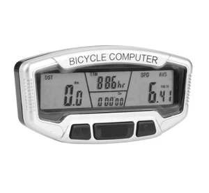 Neu Digital Tachometer Kilometerzähler LCD Wasserdicht Fahrrad Funktionsfähig Computer 1453 - Bild 1 von 6