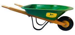 JOHN DEERE - Vintage COLLECTIABLE WHEELBARROW L 17” X W 8” X H 6” RARE - Picture 1 of 6