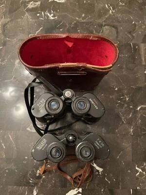 VINTAGE BUSHNELL SPORTVIEW 7x50 ALSO WALKER MAGNAVIEW LENS 7x50 2 PAIRS TOTALS - Image 1 of 4