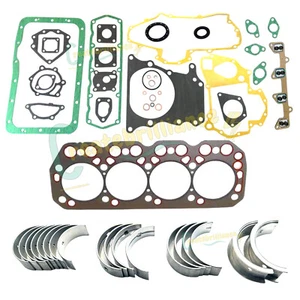 K4N Bearing Kit + Full Gasket Kit For Mitsubishi K4N K4N-DI Engine For Kobelco - Picture 1 of 9