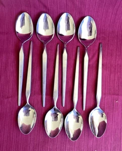 SRI Stanley Roberts RAVENNA Pattern 8 Dinner Table Spoon Spoons Stainless Japan - Picture 1 of 5