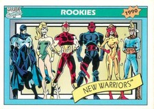 NEW WARRIORS 1990 Marvel Universe ROOKIES SERIES 1 #85