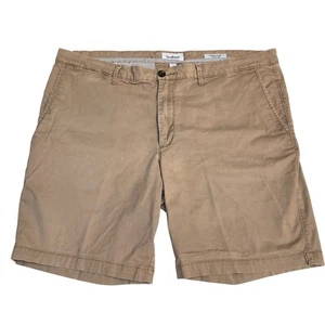 Goodfellow khakifarbene hellbraune Herrenshorts flach vorne Bermuda Größe 40 - Bild 1 von 14