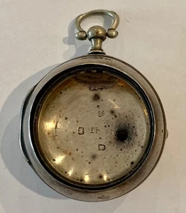 Antique Georgian Sterling Silver Pair Case for a Pocket Watch - Case Only - 1773 - Picture 1 of 16