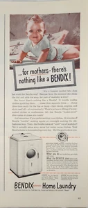 1946 Bendix Automatic home laundry Vintage Ad for mothers - Picture 1 of 2