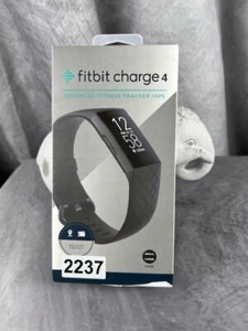 Fitbit Charge 4 Fitness Activity Tracker Heart Rate +Fitness Wristband Black-US - Picture 1 of 4