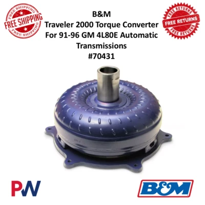 B&M Traveler 2000 Stall Torque Converter 1991-96 GM 4L80E Automatic Transmission - Image 1 of 4