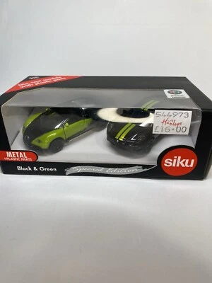 Siku 6309 Black & GreenSpecial Edition 2-Pack Includes Bugatti & Alfa Romeo - Image 1 of 3