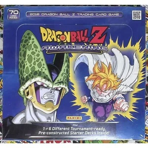 Panini Dragon Ball Z: Awakening Starter Case 8 zapieczętowanych pudełek 80 talii 5600 kart - Zdjęcie 1 z 7