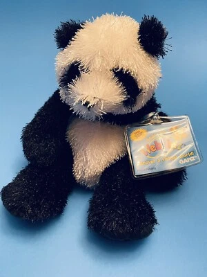 New retired Webkinz Panda HM111 Plush UNUSED Sealed Code Tag + **FREE BOOKMARK** - Image 1 of 4