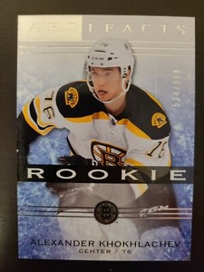 2014-15 Upper Deck (UD) Artifacts Rookie Alexander Khokhlachev Bruins /699 #133