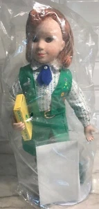 Avon Girl Scout Cookies Doll Figure Hat #039596 NEW Collectible Green Dress - Picture 1 of 7