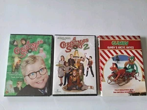 A Christmas Story (DVD, 1983) A Christmas Story 2, GUMBYS ARTIC ANTICS! 3 FOR 1! - Picture 1 of 9