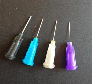 22 25 27 30 gauge 1/2" Variety Sizes Luer Blunt Needle Tips Liquids Glue Tattoo - Picture 1 of 1