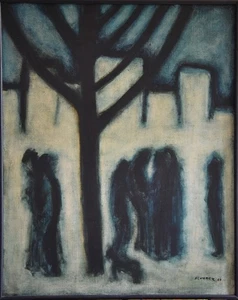 ALVAREZ Luis (1929-1997)  « Sept Partout »  1964  Huile/toile  83 x 66 cms - Imagen 1 de 6