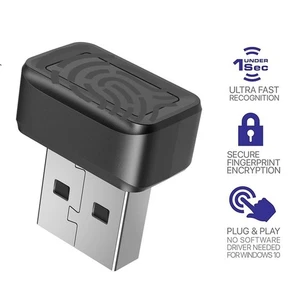 USB Fingerprint Scanner Efficient Recognition 10 Fingerprint Capability - Picture 1 of 10