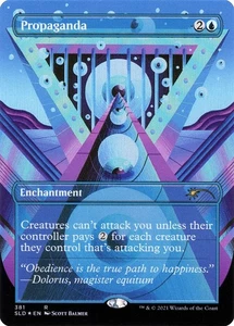 Magic The Gathering Propaganda SLD lámina rara #381 - Imagen 1 de 1
