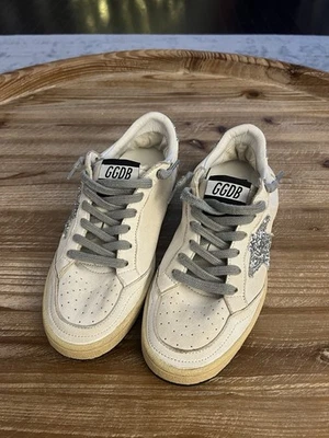 Zapatillas para mujer Golden Goose Ball Star plateadas/grises talla 37 Foto 1 de 4