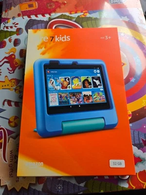 Amazon Fire 7 Kids Pro 11th Gen 32GB, Wi-Fi, 7" - Sky Blue - Image 1 of 3