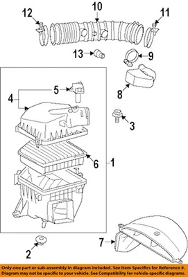 Conjunto de filtro de aire usado se adapta a: Lexus IS250 2006 grado A Foto 1 de 2