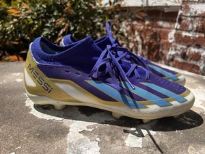Adidas X Crazyfast Messi League FG Mens 8.5 ARGENTINA Blue/WHT/Gold Cleats - Picture 1 of 15