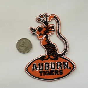 Auburn Vintage Embroidered Iron On Patch  3.5” X 2.5” - Picture 1 of 2