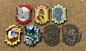 2012 Disney’s Dumbo Collection Hidden Mickey Pin Set 7 ~ AUTHENTISCH!! - Bild 1 von 2