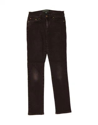 RALPH LAUREN Womens High Waist Slim Jeans US 8 Medium W27 L30 Grey Cotton DV08 - Image 1 of 3