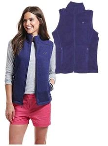 VINEYARD VINES CHALECO POLAR CON CREMALLERA REAL PARA MUJER ¡Ligero COMO NUEVO!  XS - Imagen 1 de 4