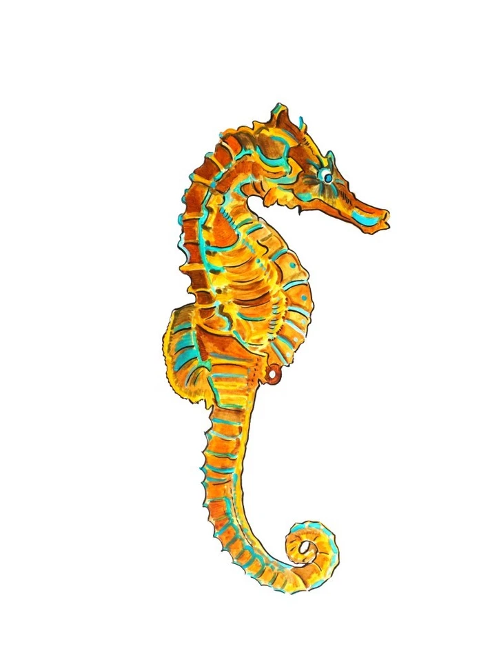 Calcomanía adhesiva de vinilo náutica Sea Horse para automóvil/camión portátil o teléfono Foto 1 de 1