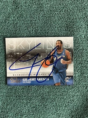 2009-10 Panini Studio Skylines Gilbert Arenas #30 Hand Signed auto autograph - Image 1 of 2