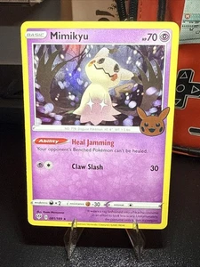 Mimikyu 081/189 - Darkness Ablaze - Cosmos Holo Rare - Pokemon Card - Picture 1 of 2