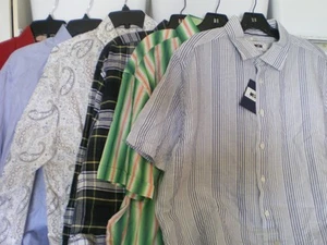 Lote 6 Camisas Surtidas Zegna Burberry Ralph Lauren Tommy Hilfiger Equilibrio XL - Imagen 1 de 14