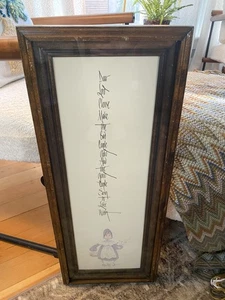 Vintage Framed 1982 P. Buckley Moss Little Girls Prayer Signed / Numbered - Picture 1 of 13