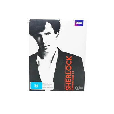 Набор дисков Sherlock серия 1-3 | 6 Blu-ray Benedict Cumberbatch Mystery Reg B - Изображение 1 из 4