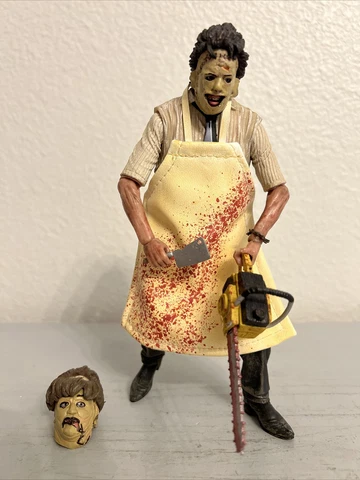 LEATHER FACE TEXAS CHAINSAW MASSACRE NECA  7” ACTION FIGURE TOY W/ ACCESSORIES Cover