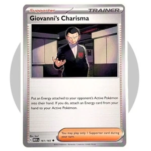Giovanni's Charisma 161/165 x4 - Juego de 4 Entrenadores - Pokemon S&V 151 - Imagen 1 de 1