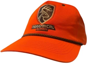 Drake Waterfowl Non-Typical Five-Panel hook & loop adjustable Blaze Orange Hat - Picture 1 of 7