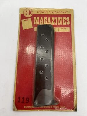 #Y29DR Vintage Triple K CZ 1922 Magazine Mag Clip .380 ACP 8 Round 9mm Corto Foto 1 de 4