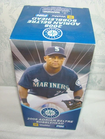 Seattle Mariners 2008 Adrian Beltre Bobblehead, MIB Cover