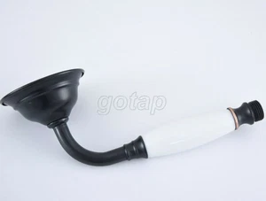 Oil Rubbed Brass Telephone Style Bathroom Ceramics Hand Held Shower Head Ghh064 - Picture 1 of 6